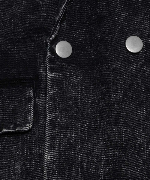 「ADRER」 デニムジャケット SMALL ブルー メンズ_画像9
