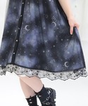 ワンピース 半袖 ルミナスムーン柄ワンピースの詳細画像4