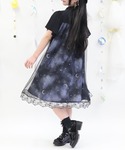 ワンピース 半袖 ルミナスムーン柄ワンピースの詳細画像5