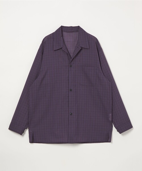 STEVEN ALAN（スティーブンアラン） シャツ ウール チェック オープン