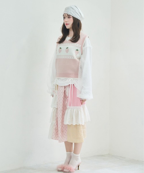 「Lolime by mellfy memory」 スカート M ピンク レディース_画像4