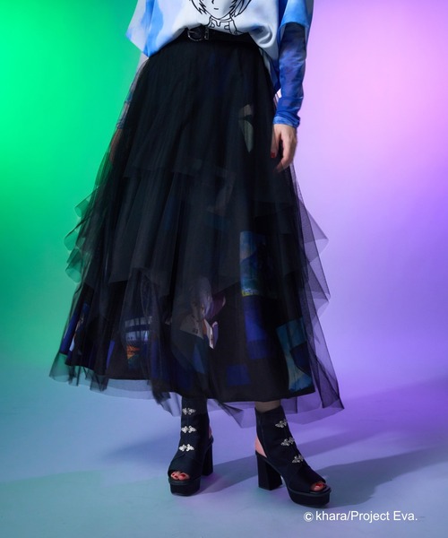HARE（ハレ） ロング スカート 「新世紀エヴァンゲリオン×HARE