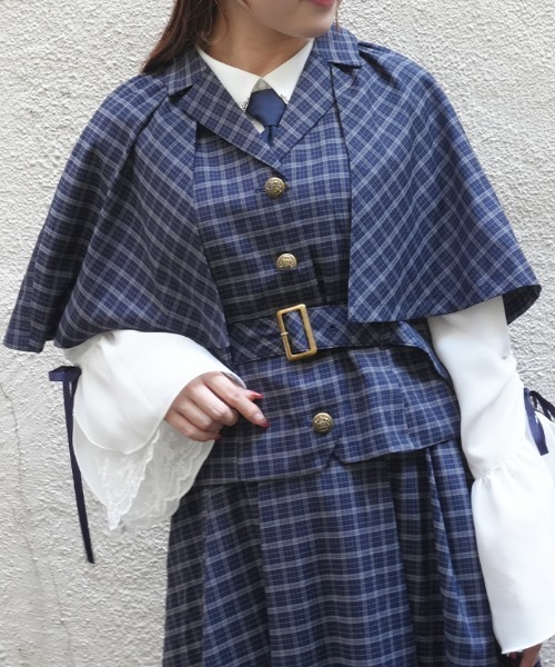 axes femme POETIQUE コート アウター ディテクティブチェックJKT 