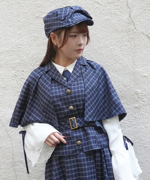 axes femme POETIQUE コート アウター ディテクティブチェックJKT 