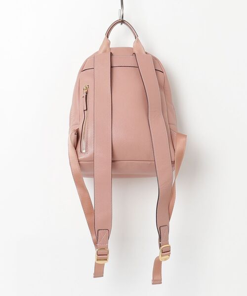 トリーバーチ リュック バッグパック ピンク ベージュ レザー シボ革 タッセル TORY BURCH リュックサック、デイパック｜バッグ｜ファッション