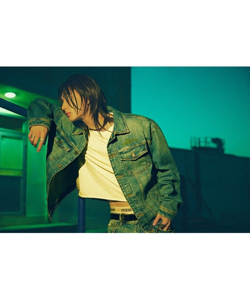 GUESS（ゲス） デニムジャケット gジャン 「ヒョンジン 着用」 GUESS