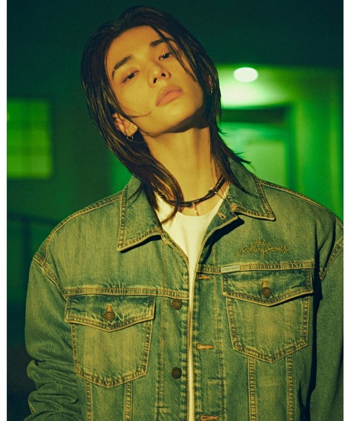 GUESS（ゲス） デニムジャケット gジャン 「ヒョンジン 着用」 GUESS