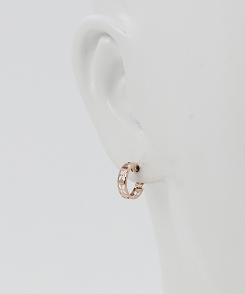 TAKE-UP ピアス 小花透かしピアス( PG) レディース : ZOZOTOWN