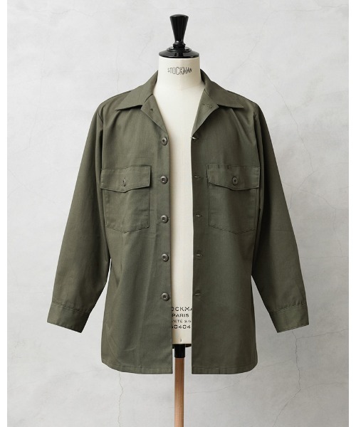 ミリタリーUSユーティリティOGシャツ MILITARY（ミリタリー） アメリカ軍 ユーティリティシャツ デッド