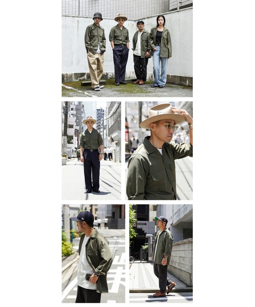 MILITARY（ミリタリー） シャツ 米軍 OG-507 ユーティリティーシャツ