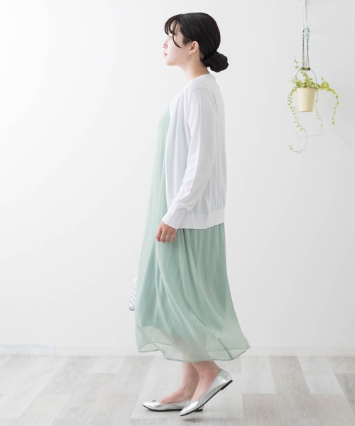 ABBEY MARKET（アビーマーケット） ワンピース 半袖 RECLY シフォン 