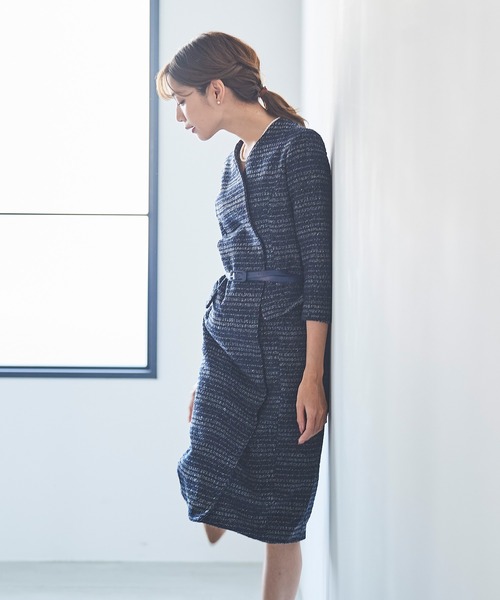 DRESS LAB セットアップ 「ジャケット使用可」ベルト付きラップ