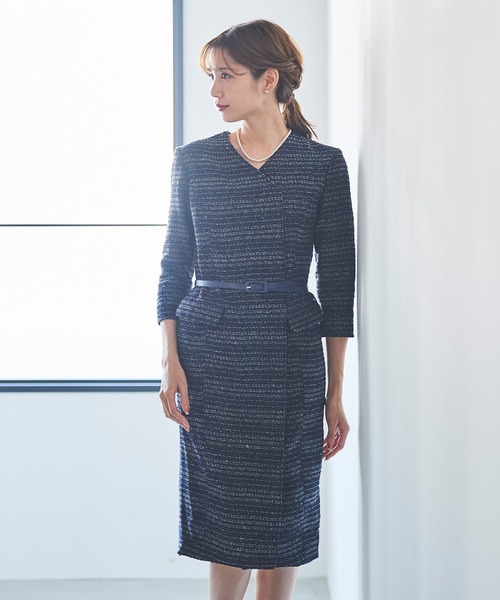 【新品タグ付き✨】洗えるスーツ Dress Lab セットアップ ネイビー L DRESS LAB セットアップ 「手洗い可能/オフィスカジュアル