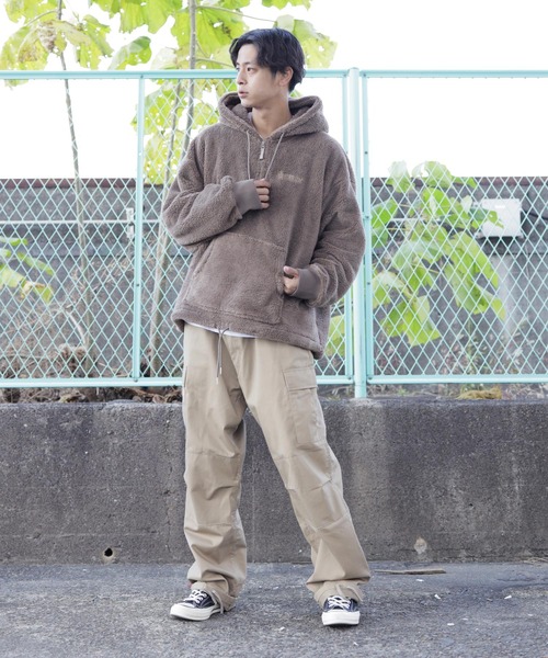 GERRY（ジェリー） パーカー 別注 オーバーサイズ ボア フリース