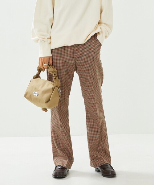 FREAK'S STORE（フリークスストア） スラックス パンツ センタープレス