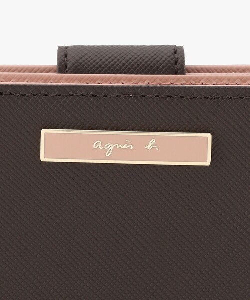 agnes b.（アニエスベー） 財布 レザー二つ折り ウォレット”Erika