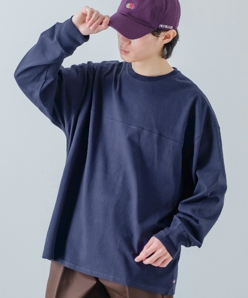 tシャツ Tシャツ メンズ USコットン フットボール ロンT｜zozo｜10