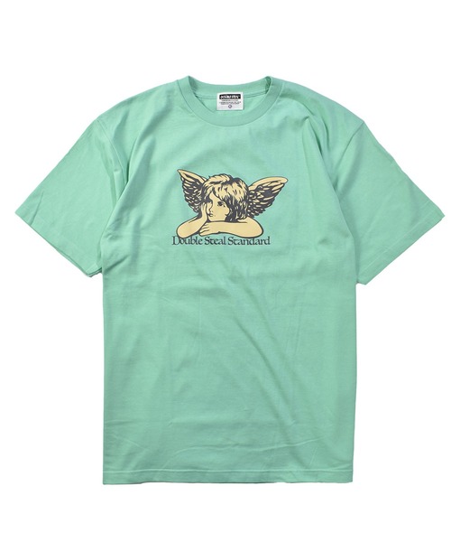 Tシャツ・カットソー T-SHIRT DOUBLED HEMS DOUBLE STEAL tシャツ エンジェル Tシャツ メンズ レディース