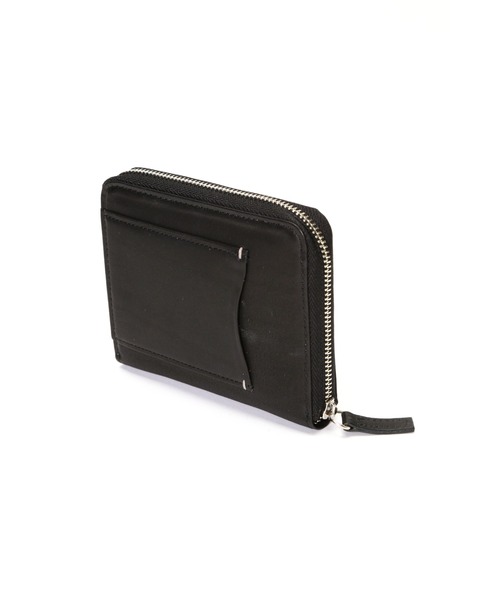 MARGARET HOWELL OILED LEATHER ブラック二つ折り財布 OILED LEATHER（財布）｜MARGARET HOWELL（マーガレットハウエル