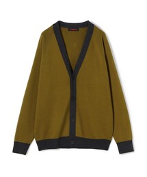 カーディガン CABaN コットンカシミヤ バイカラーVネックカーディガン メンズ｜ZOZOTOWN Yahoo!店