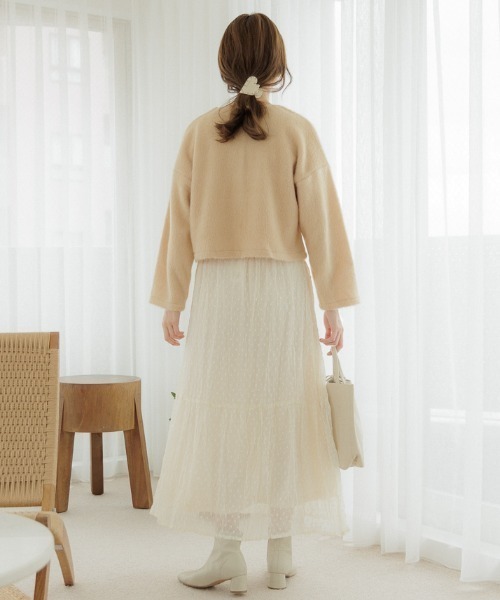 flower スカート シアードットスカート レディース : ZOZOTOWN Yahoo