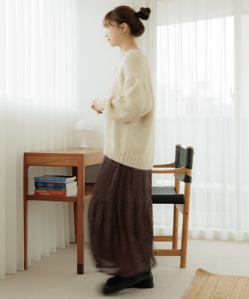 flower ロング スカート シアードットスカート : ZOZOTOWN Yahoo!店