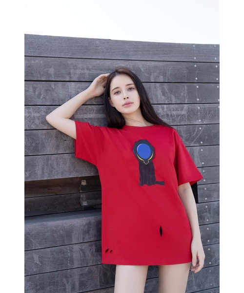 tシャツ 「KOBMAST IVAROV 」Tシャツ - ギアスマーク (パープル) レディース メンズ KOBMAST IVAROV tシャツ 「KOBMAST 」Tシャツ - ギアスマーク