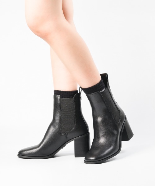 STEVE MADDEN ブーツ サイドゴアショートヒールブーツ/STEVE