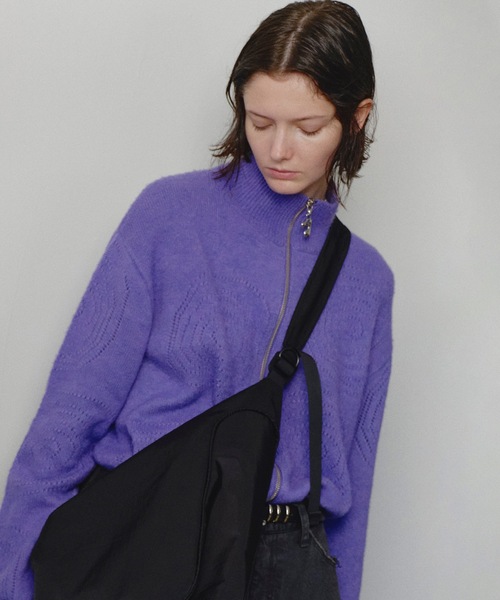 JieDa セーター ニット RIPPLES ZIP UP KNIT メンズ レディース