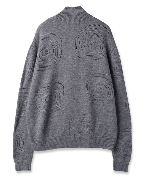 Jieda リップルクルーセーター JieDa セーター ニット RIPPLES ZIP UP KNIT メンズ レディース