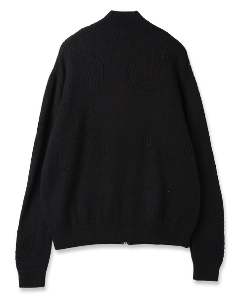Jieda リップルクルーセーター JieDa セーター ニット RIPPLES ZIP UP KNIT メンズ レディース