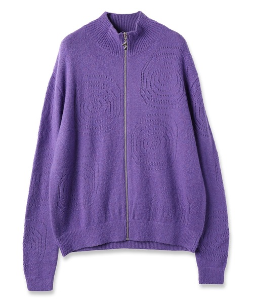 Jieda リップルクルーセーター JieDa セーター ニット RIPPLES ZIP UP KNIT メンズ レディース