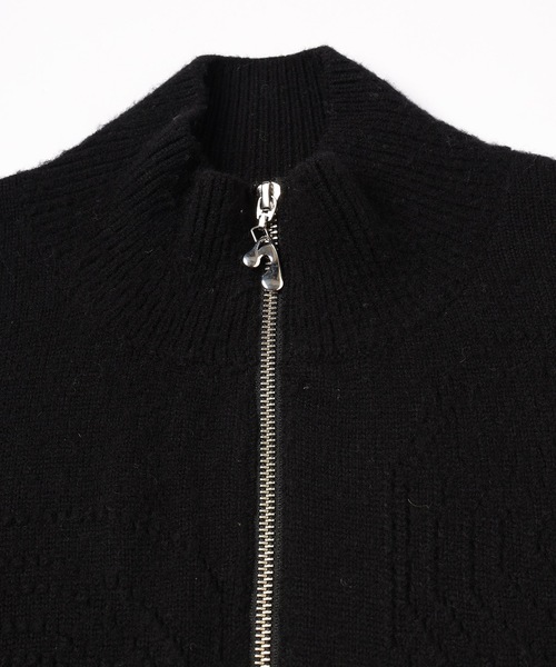 Jieda リップルクルーセーター JieDa セーター ニット RIPPLES ZIP UP KNIT メンズ レディース