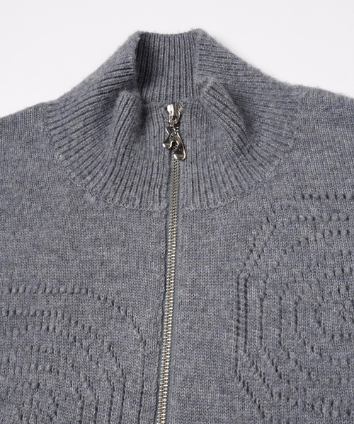 JieDa セーター ニット RIPPLES ZIP UP KNIT メンズ レディース