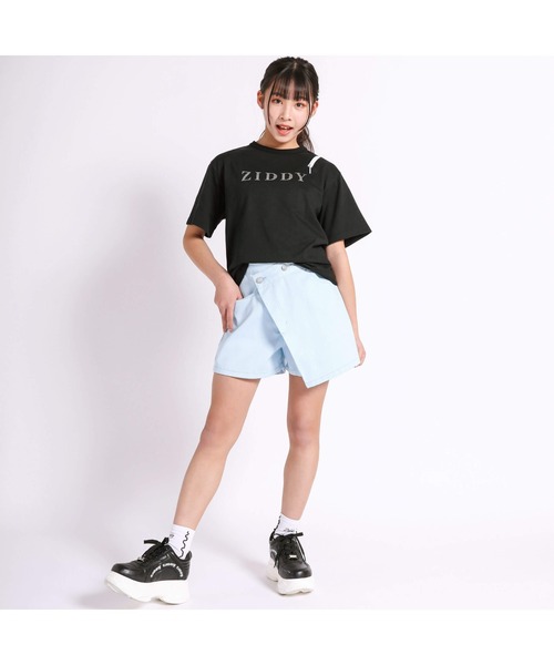 ⭐新品未使用ショートパンツ ZIDDY（ジディー） パンツ 「 ニコプチ 掲載 」アシンメトリーラップ