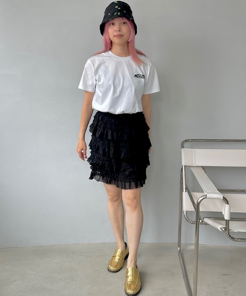 SANSeLF スカート ティアードフリルスカートパンツ「SANSeLF