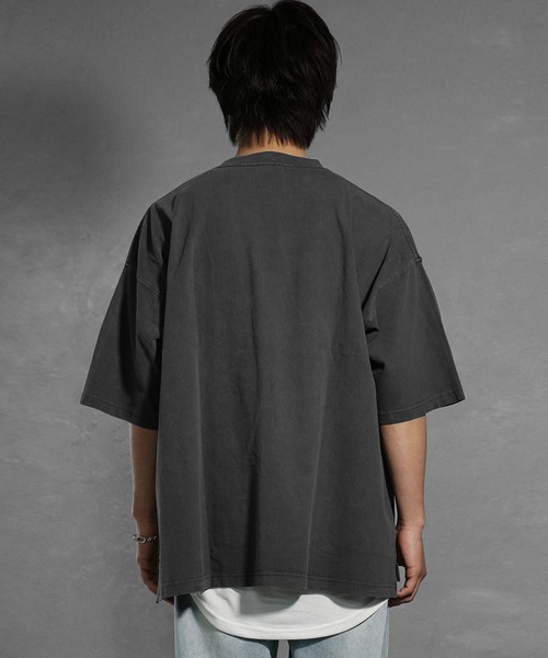 MinoriTY tシャツ 「MinoriTY」オーバーサイズピグメント花柄