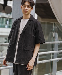 シャツ 「接触冷感」EASYシャツジャケットT半袖「PARK by LAKOLE」/117017 メンズ レディース｜ZOZOTOWN Yahoo!店