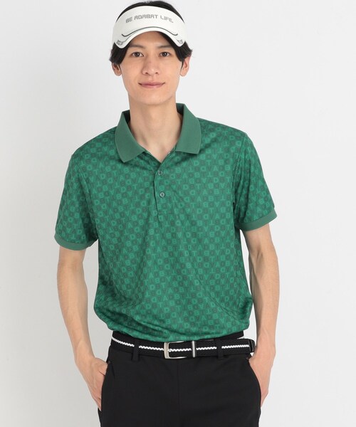 （新品）adabat メンズ　半袖ポロシャツ 切り替えデザイン 半袖ポロシャツ（ポロシャツ） | adabat(Men