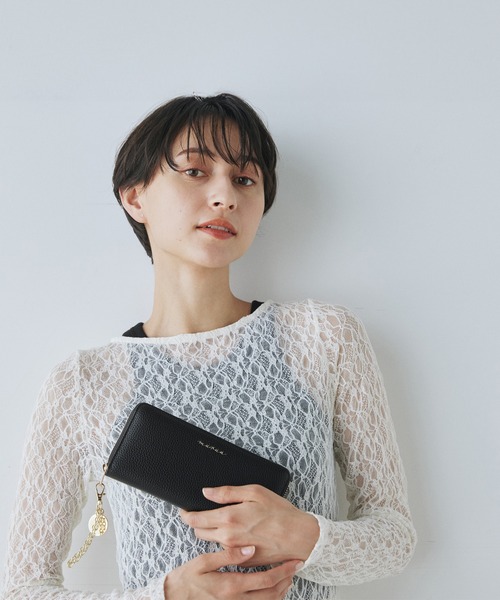 ムルーア（MURUA）/MURUA(ムルーア)ラウンドファスナー長財布 MR−W1251 MURUA（ムルーア） 財布 ラウンドファスナー長財布 MR-W1251 メタル