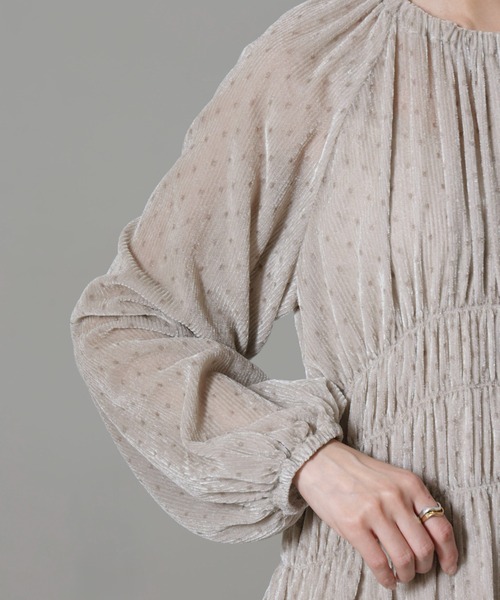 NANO universe（ナノ・ユニバース） ワンピース ストライプベロア