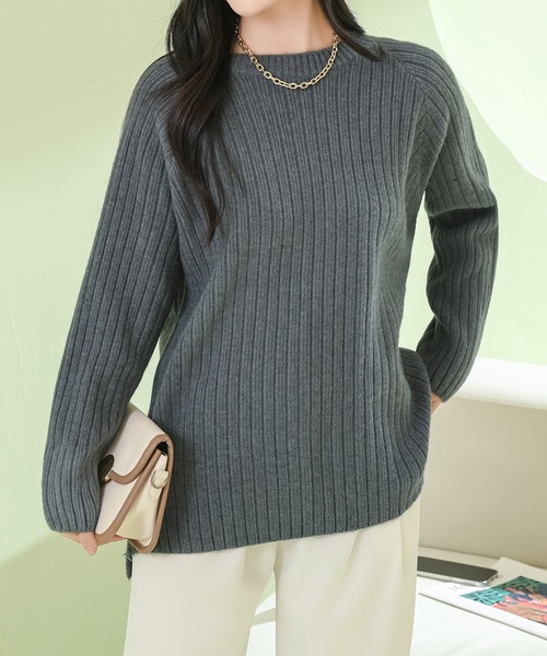 Lace Ladies（レースレディース） ニット セーター ソリッドカラー