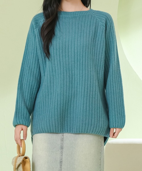 Lace Ladies（レースレディース） ニット セーター ソリッドカラー