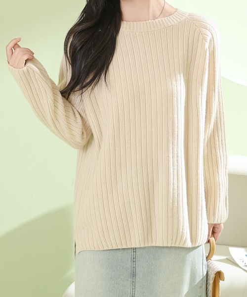 Lace Ladies（レースレディース） ニット セーター ソリッドカラー