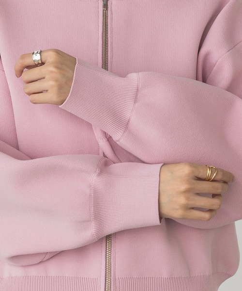 hunch（ハンチ） カーディガン 「WEB限定/別注」Wジップカーディガン