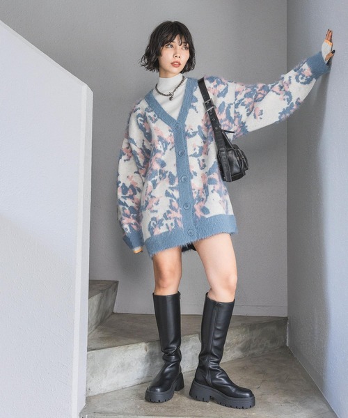 ⭐︎沢波　新品Drawing Numbers シャギークールカーデ 2025年最新】DRAWING numbers カーディガンの人気アイテム - メルカリ