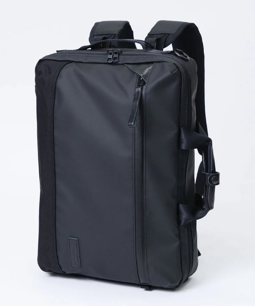 美品　マスターピース　3way　ビジネスバッグ レザー　ナイロン　ネイビー master-piece（マスターピース） ビジネスバッグ slick 3WAYブリーフ
