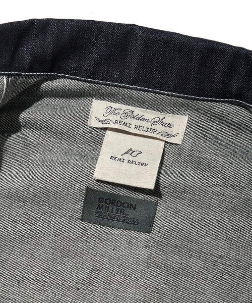 デニムジャケット gジャン REMI RELIEF GORDON MILLER別注 デニム トラッカージャケット -RIGID- メンズの画像