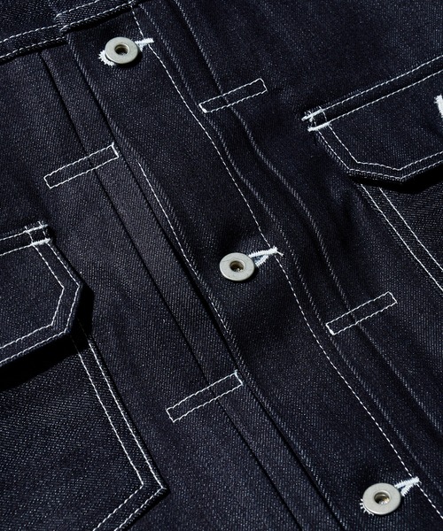 デニムジャケット gジャン REMI RELIEF GORDON MILLER別注 デニム トラッカージャケット -RIGID- メンズの画像
