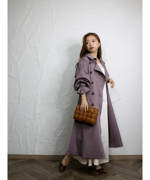 Katrin TOKYO トレンチコート コート pleats trench coat レディース
